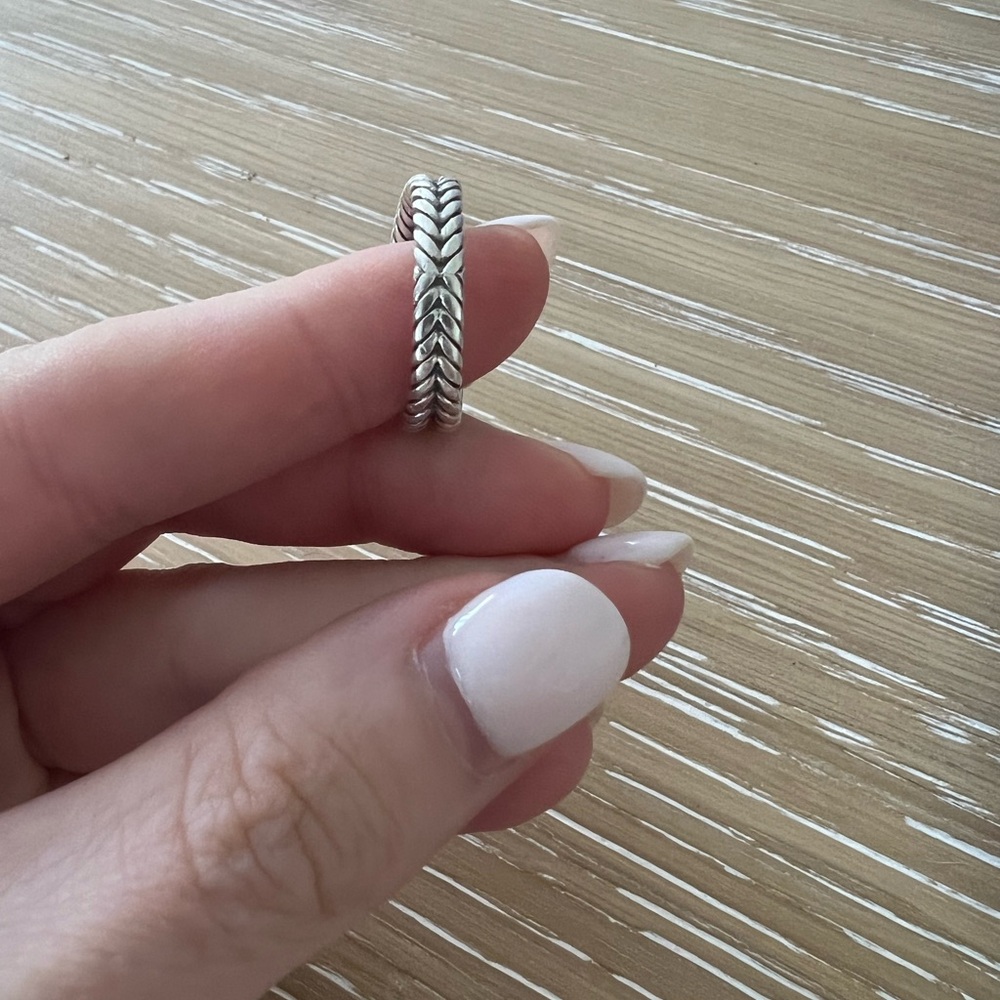 David Yurman Sterling Silver Ring - Picture 4 of 7
